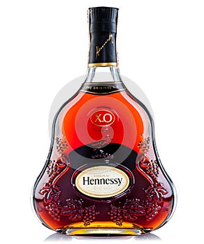 Bottle of cognac Hennessy