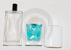 Bottle of cologne and perfume water