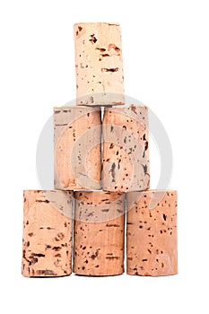 Bottle corks - pyramid