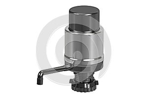 Bottle Drinking Water Pump, water dispenser pump. 3D rendering