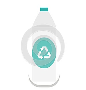 Bottle, Eco Bottle Color Isolated Vector Icon