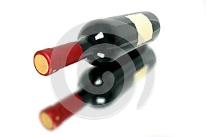 Bottle of finest red vine