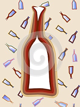 Bottle frame