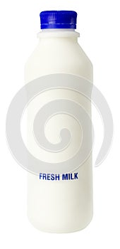 Bottle of fresh milk photo