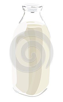 Bottle of fresh milk