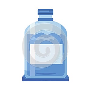 bottle gallon with blue cap