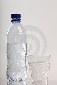 Bottle and glass