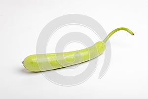 Bottle gourd isolated on white background