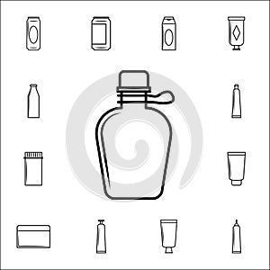 bottle icon. Bottle icons universal set for web and mobile