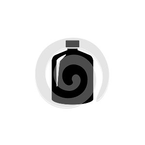 Bottle icon isolated vector on white