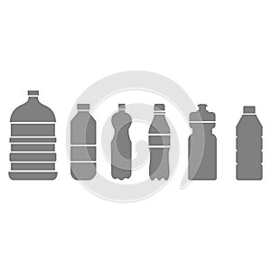 Bottle icon vector design symbol