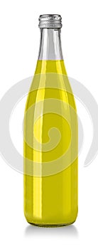 Bottle of limonade isolated on white background