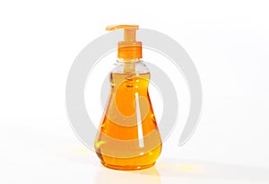 Bottle with liquid soap photo