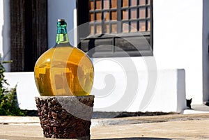 Bottle of malvasia