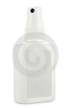 Bottle of medication with spray cap