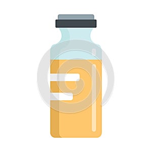 Vector bottle of medicine in flat style photo