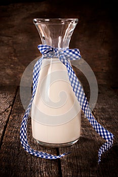 Bottle of milk photo
