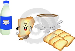 Bottle of milk rusks milk bottle bottle of milk rusks