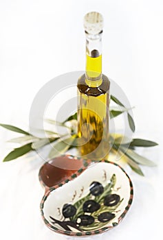 Bottle of olive oil