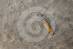 Bottle opener on a white background. Copy space