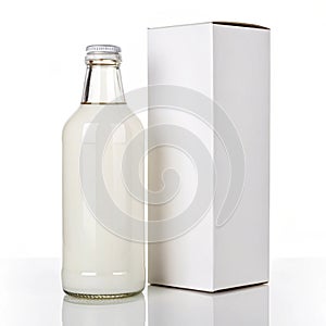 Bottle packaging isolated on white background