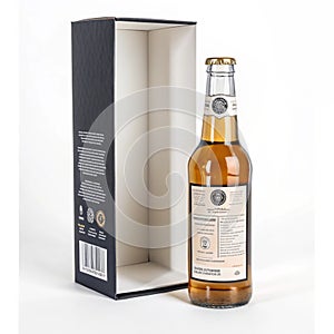 Bottle packaging isolated on white background