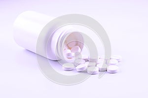 Bottle of paracetamol