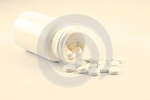 Bottle of paracetamol