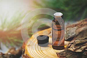 Bottle with pine bark extract