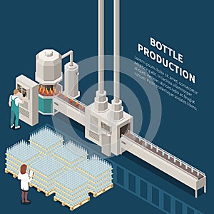 Bottle Production Line Background