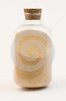 Bottle with sand