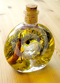 Bottle with seasoner