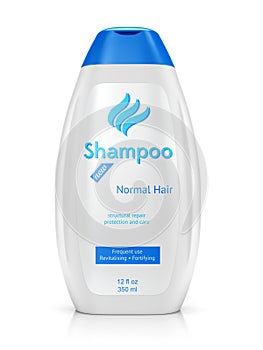 Bottle of shampoo