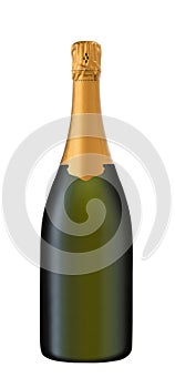Bottle of sparkling wine