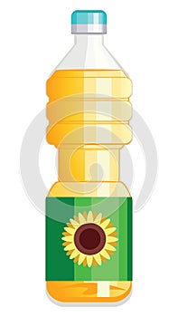 Bottle of Sunflower oil