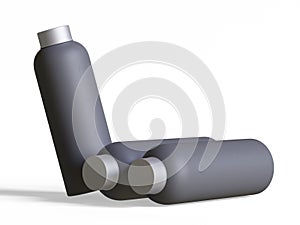 Bottle thumbler realistic render 3D illustration