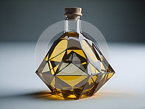 bottle with an unusual design.