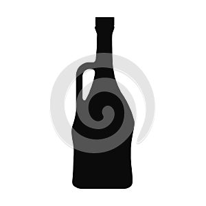 Bottle vine icon black color