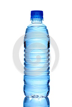 Bottle of Water Isolated on White