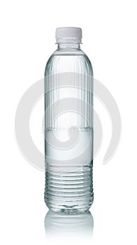 Bottle of water isolated on white