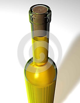 Bottle of white wine