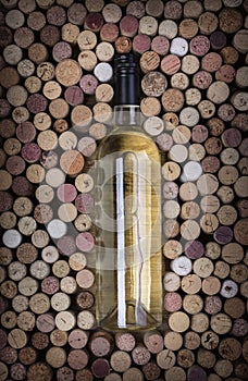 Bottle of white wine