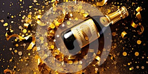 A bottle of wine to celebrate the holidays