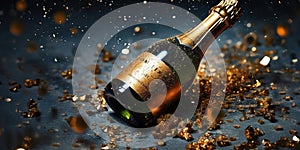 A bottle of wine to celebrate the holidays