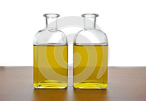 Bottled olive oil