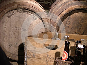 Bottles and barrels photo