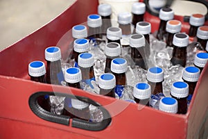 Bottles of beer at the ballpark