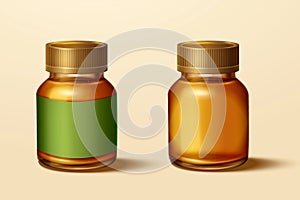 Bottles of essence of chicken