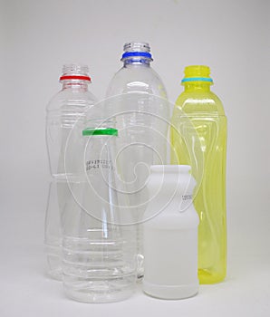 Bottles isolate white