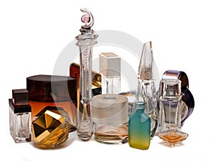 Bottles of perfume